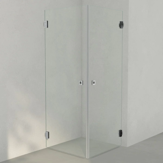 INR Iconic Nordic Rooms Dusjhjørne ARC 12 Original Krom / 90x90cm Klart Glass