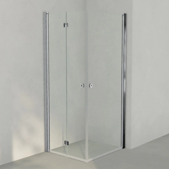INR Iconic Nordic Rooms Dusjhjørne Linc 66 Flex Original Krom / 80x90cm Venstre Hengslet