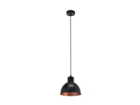 EGLO TRURO PENDEL Ø210 SORT/KOBBER INDV.