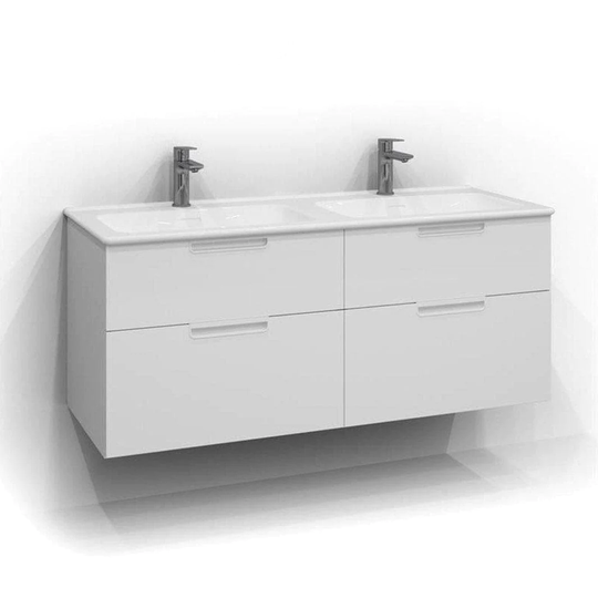 Svedbergs Forma Dekor Servantskap 120cm Dobbel / 45cm Hvit Matt