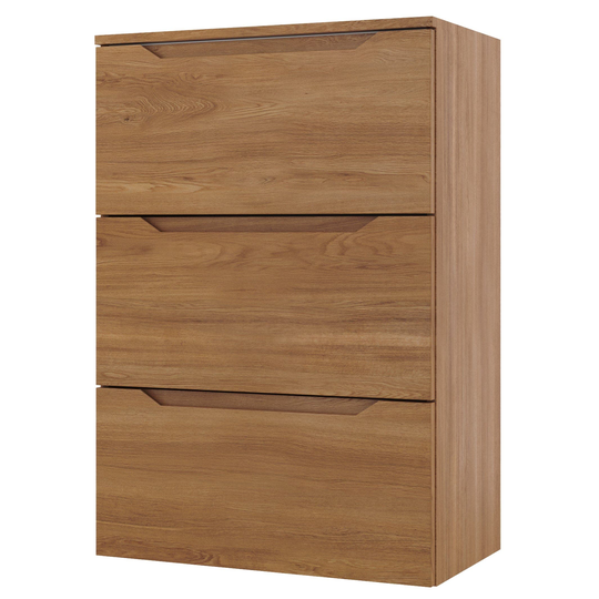 Linn Bad Emma Smal Sideskap (Kommode) Eik / 60cm 3 Skuffer