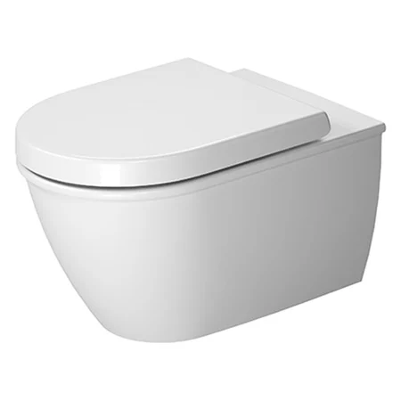 Duravit Darling New Compact vegghengende toalett med HygieneGlaze, rimless, hvit