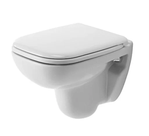 Duravit D-Code Kompakt vegghengt toalett, hvit