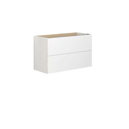 Dansani Inzo Underskap 2sk 48x80x35 cm, vegghengt Hvit Høyglans