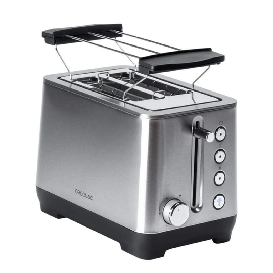 Brødrister i Rustfrit Stål - 1000 W
