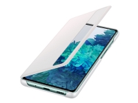 Samsung Clear View Cover EF-ZG780 - Flipomslag til mobiltelefon - hvid - for Galaxy S20 FE, S20 FE 5G