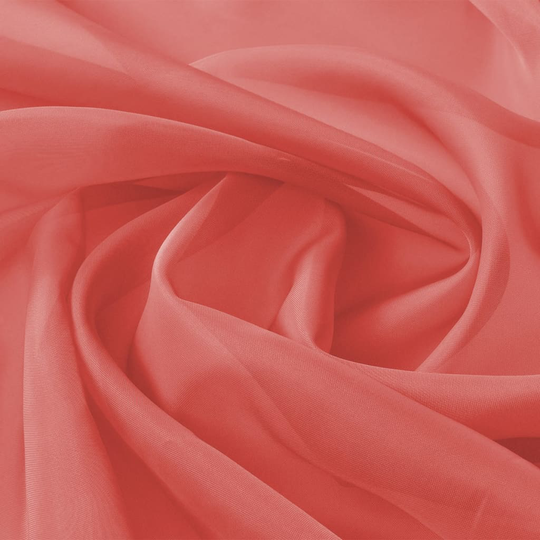vidaXL voile-stof 1,45x20 m rød