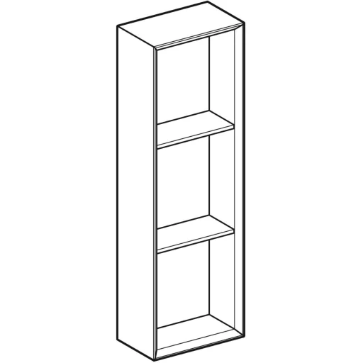 GEBERIT veggskap 225x132x700mm åpen høykompresjon tre-lags sponplate