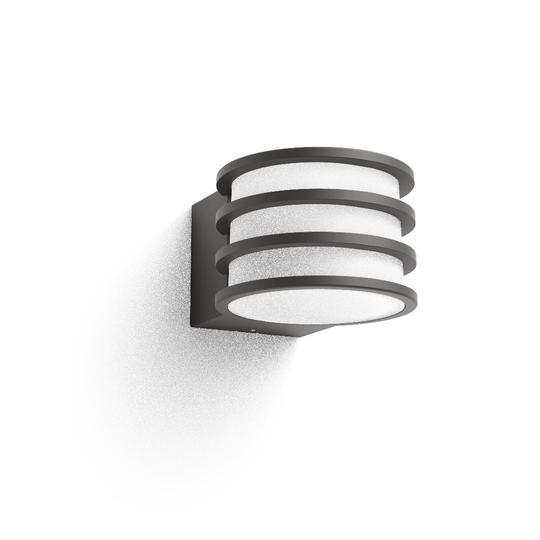Lucca wall lantern anthracite 1x9.5W 230V (Antracitgrå)