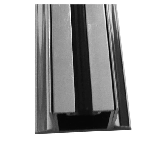 Vikingbad Veggprofil Alu Magnetlist 135° Universal Sølv H193cm (til Dusjdør Rett) Justerbar