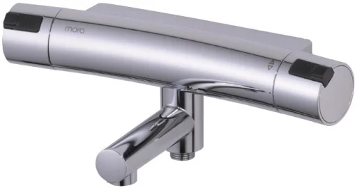 Mora MMIX Badekar-/dusjarmatur m/Termostat u/Rosetter, Krom