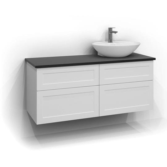 Svedbergs Tebas Benkeplate Bad 120cm / Høyre