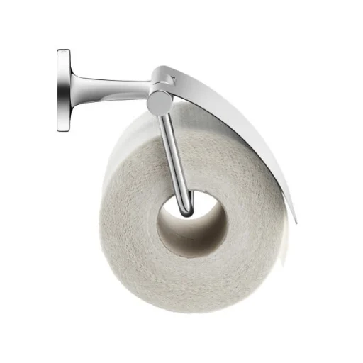 Duravit Starck T Toalettpapirholder m/lokk, Krom