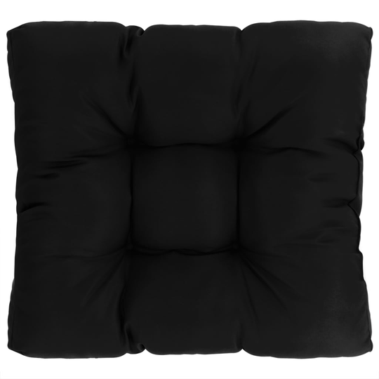 vidaXL udendørs sædehynde 80 x 80 x 10 cm stof sort