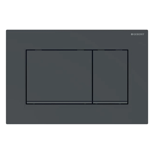 Geberit Sigma 30 Betjeningsplate Svart Blank