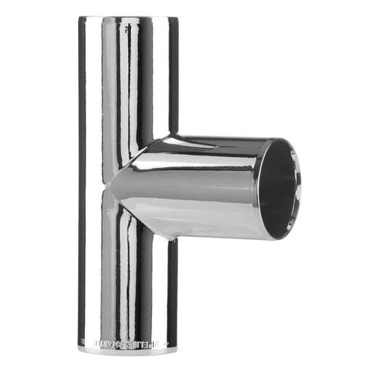 Pipelife Smartline Grenrør 40x40mm 45-90° Krom / 90°