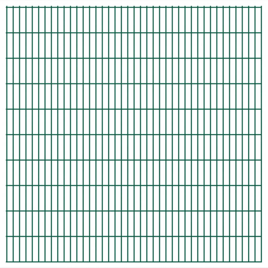 vidaXL havehegnspaneler 2D 2,008x2,03 m 40 m (total længde) grøn