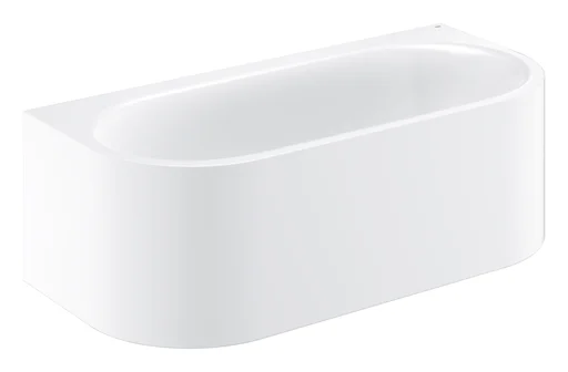 Grohe Essence badekar 180 x 85 cm, med overløp, alpinhvit