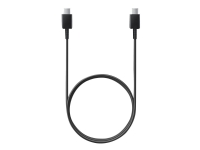 Samsung EP-DA705 - USB-kabel - USB-C (han) til USB-C (han) - USB 2.0 - 3 A - 1 m - sort