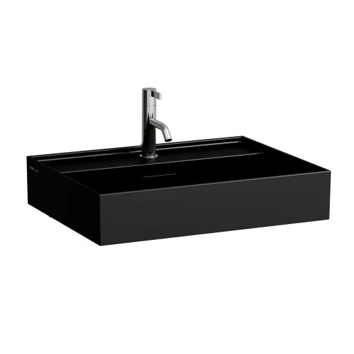 Kartell Laufen håndvask, 60x46 cm, matt sort