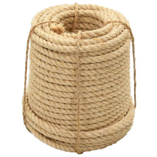 vidaXL reb 100 % sisal 12 mm 50 m