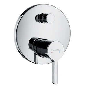 Hansgrohe Metris S Kar-/Dusjbatteri t/Innbyging m/Omskifter, Krom