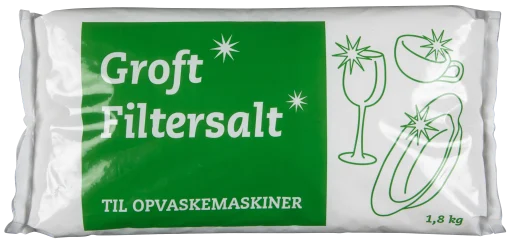 Filtersalt for oppvaskmaskin, grovt, 1,8 kg
