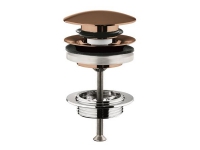 Grohe Push up bundventil - Børstet Warm Sunset, Afløbsgarniture med tryk-åben 65807DL0