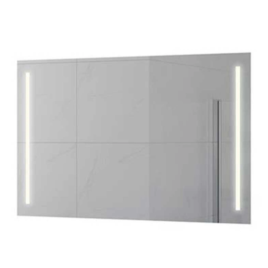 Vikingbad Eva LED Baderomsspeil (Sidelys) - B40-120xh75xd3cm 120cm