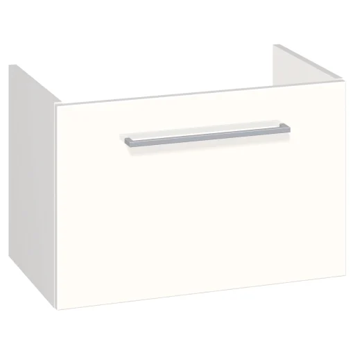 Dansani Mido+ servantskap med 1 skuff, bredde: 60 cm, blank hvit