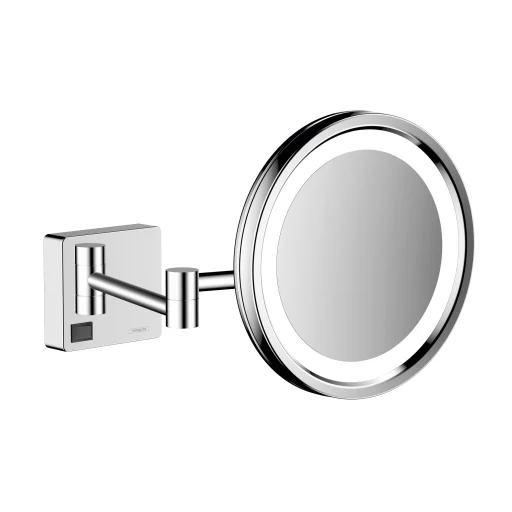Hansgrohe AddStoris kosmetikkspeil, LED-lys, krom