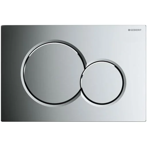 Geberit Sigma01 Betjeningsplate, Blankforkromet