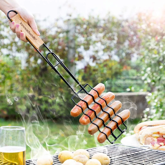 Pølse-grillkurv