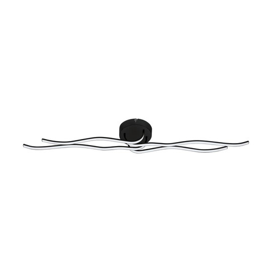 Roncade 1 wall / ceiling LED 116cm (Sort)