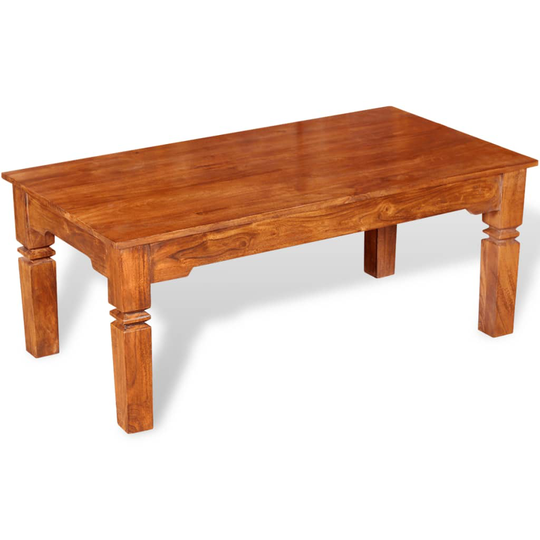 vidaXL sofabord 110x60x45 cm massivt træ