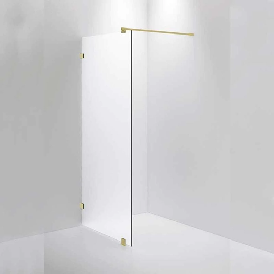 INR Iconic Nordic Rooms Dusjvegg ARC 20 Måltilpasset Messing / Opal Frostet Glass