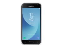 Samsung Dual Layer Cover EF-PJ330 - Bagsidecover til mobiltelefon - hvid - for Galaxy J3 (2017)