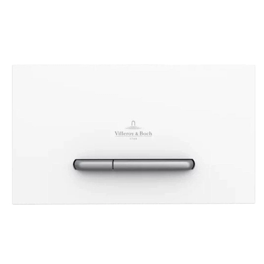 Villeroy&Boch Viconnect E300 Trykkplate Hvit Matt / Krom