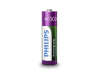Philips Multilife R6B4A130 - Batteri 4 x AA type - NiMH - (genopladelige) - 1300 mAh