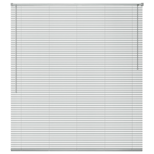 vidaXL persienne aluminium 100 x 220 cm sølvfarvet