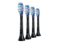 Philips Sonicare G3 Premium HX9054 Gum Care - Ekstra tandbørstehoved - til tandbørste - sort (pakke med 4)