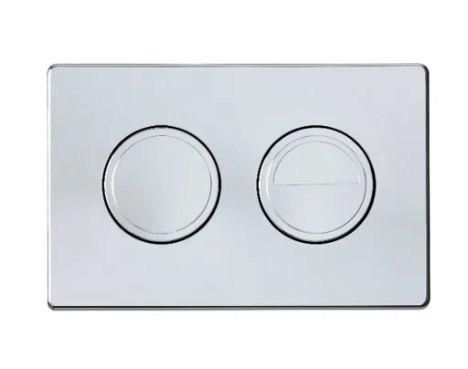 Ifø Sign Pneumatisk Betjeningsplate Dobbel skyll (Til Topp-/Front) Krom