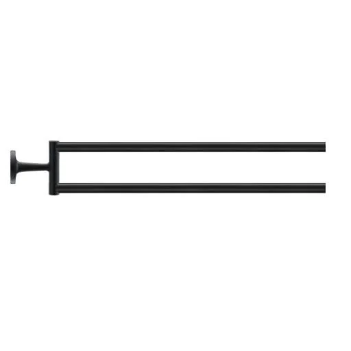 Duravit Starck T Svingbar håndkleholder, Matt sort