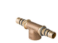 Mepla T-stykke 40-1.1/4-40 - indvendigt rørgevind 605.364.00.1