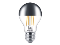 Philips Deco - LED-filament-lyspære - form: A60 - E27 - 7.2 W (tilsvarende 50 W) - klasse A+ - varmt hvidt lys - 2700 K - kronespejl