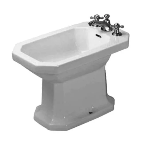 Duravit 1930 Serien gulvstående bidet m/WonderGliss 600x355 mm
