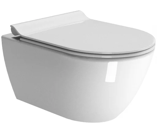 GSI Pura vegghengt toalett 55 cm m/Extraglaze+, hvit