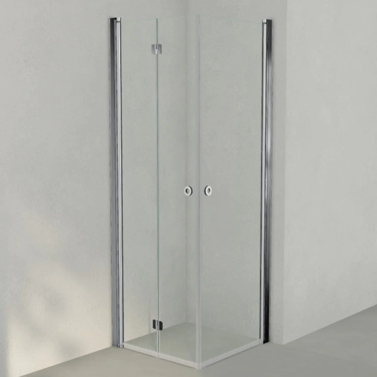 INR Iconic Nordic Rooms Dusjhjørne Linc 66 Flex Original Krom / 70x70cm Venstre Hengslet
