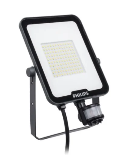 Ledinaire Floodlight BVP164 2200lm/830 20W IP65 symmetrisk m/sensor
