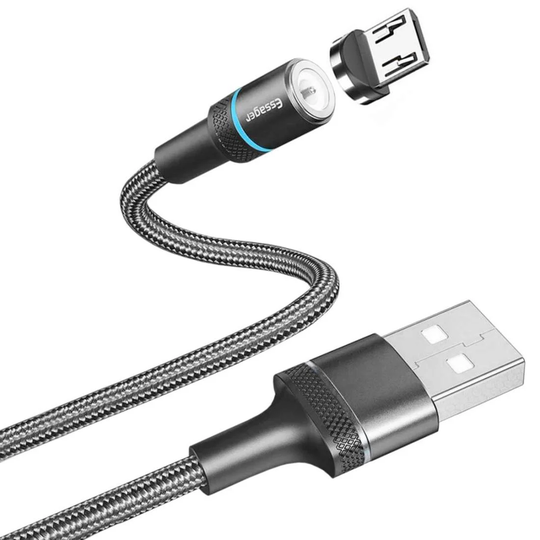 Micro USB-Kabel med Magnetisk Stik - 1 m